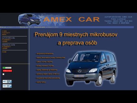 www.amexcar.sk