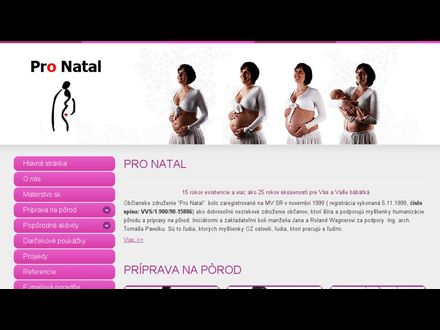 www.pronatal.sk