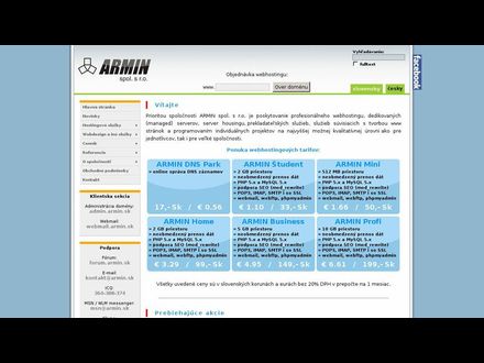 www.armin.sk
