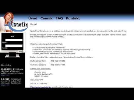 www.conetix.sk