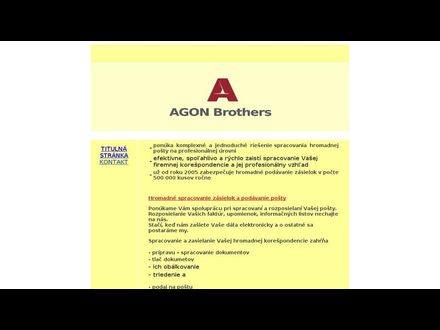 www.agonbrothers.sk