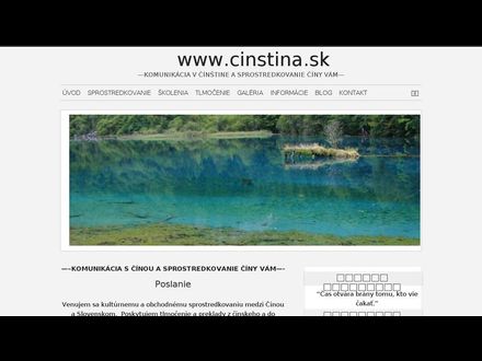 www.cinstina.sk