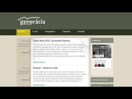 www.generacia.sk