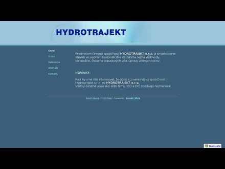 www.hydrotrajekt.sk