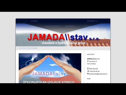 www.jamada-stav.sk