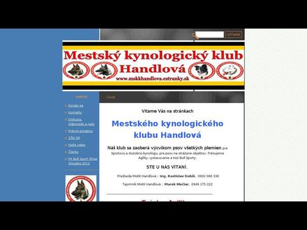 www.mskkhandlova.estranky.sk