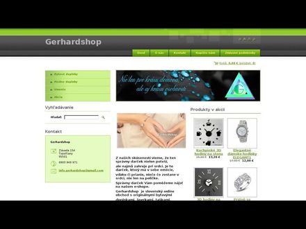 www.gerhardshop.sk