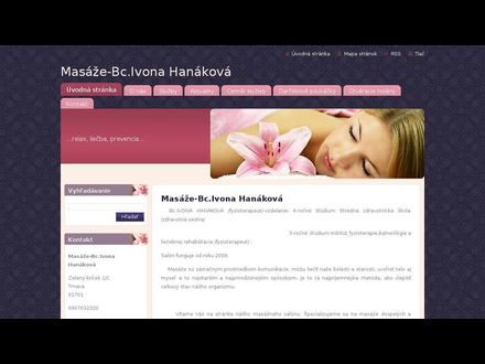 www.masaze-bc-ivona-hanakova.webnode.sk