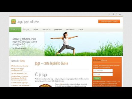 www.jogaprezdravie.sk