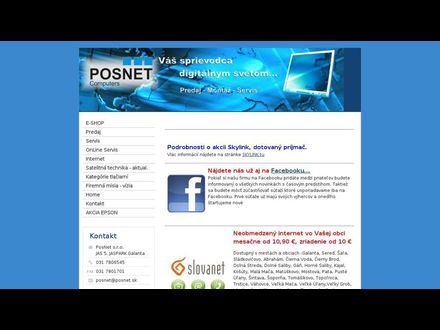 www.posnet.sk