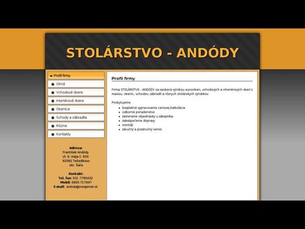 www.stolarstvoandody.sk