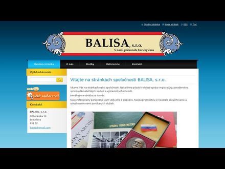 www.balisa.sk