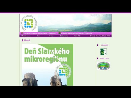 www.slanskymikroregion.ocu.sk