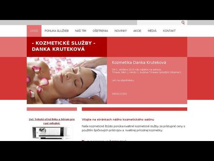 www.kozmetikakrutekova.webnode.sk