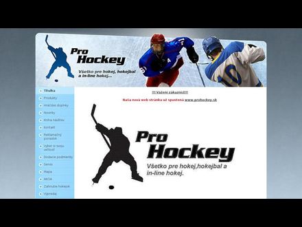 www.prohockeyshop.sk