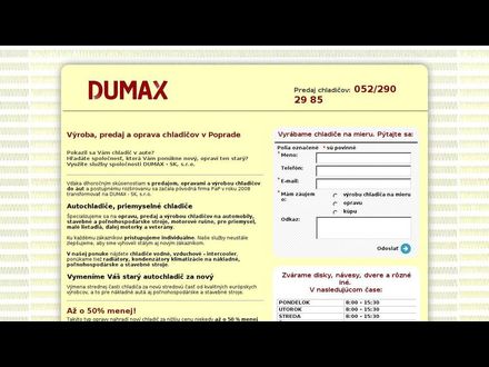 www.autochladice-dumax.sk