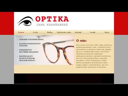 www.optikakrasnanska.sk