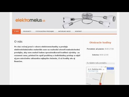 www.elektromelus.sk
