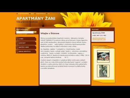 www.apartmanyzani.webnode.sk