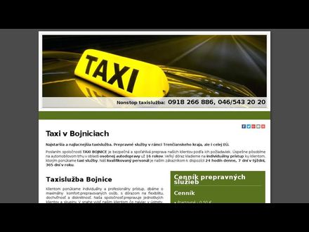 www.taxibojnice.sk