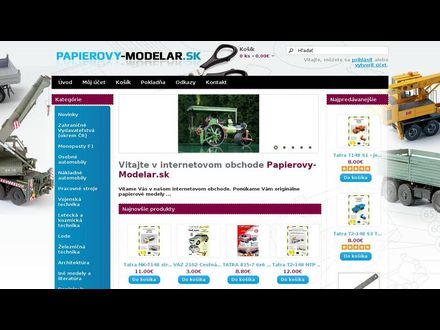 www.papierovy-modelar.sk