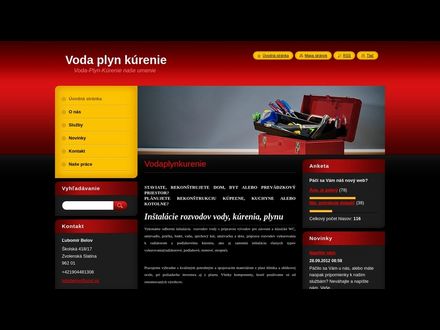 www.vodaplynkurenie.webnode.sk