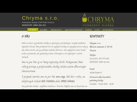 www.chryma.sk