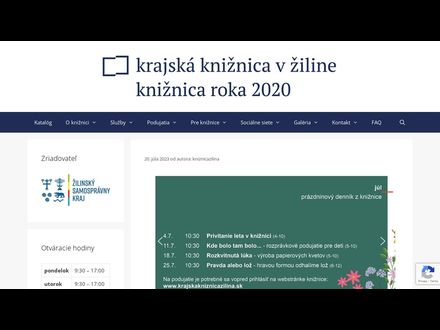 www.krajskakniznicazilina.sk