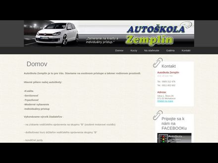 www.autoskolazemplin.sk