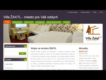 www.villazakyl.sk