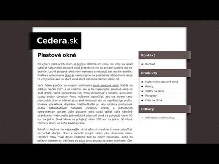 www.cedera-okna.sk