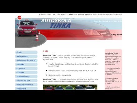 www.autoskolatinka.sk