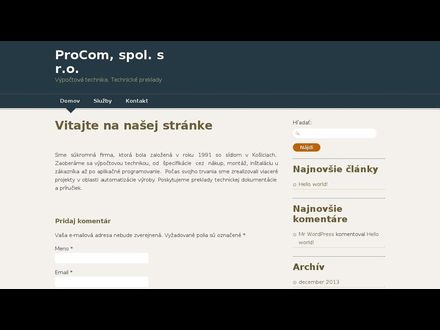 www.procom.sk
