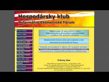 www.hospodarskyklub.sk