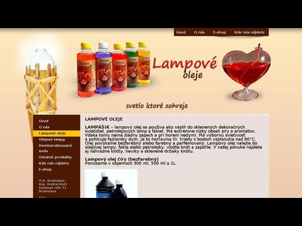 www.lampoveoleje.sk