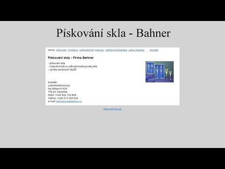 www.bahner.cz