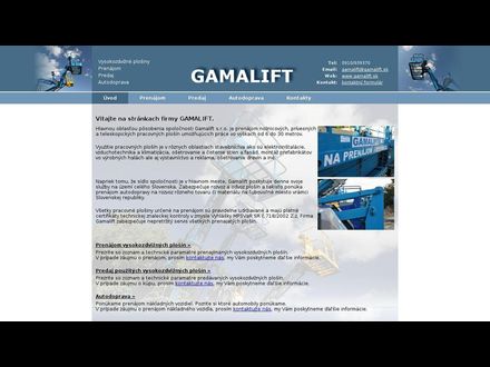 www.gamalift.sk