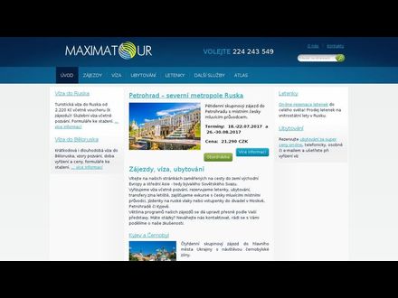 www.maximatour.cz