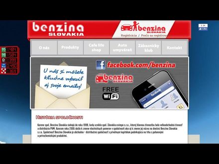www.benzina.sk