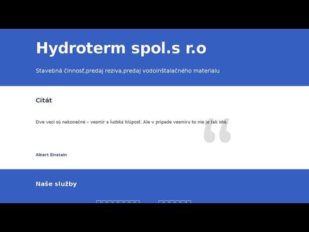 www.hydroterm.mstranky.sk