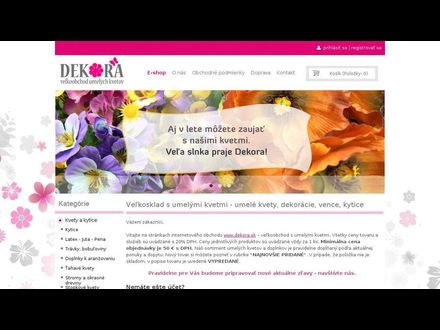 www.dekora.sk