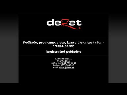 www.dezet.sk