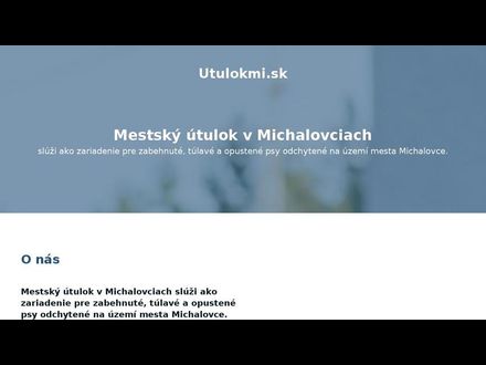 www.utulokmi.sk