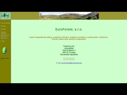 www.euroforest.sk
