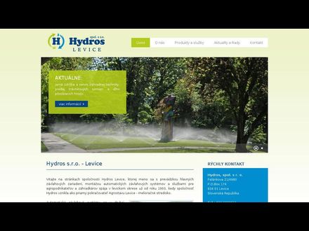 www.hydros-levice.sk