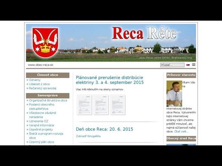 www.obec-reca.sk