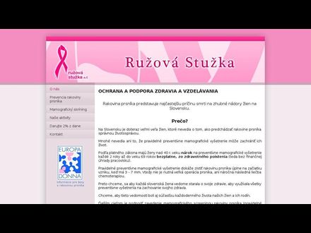 www.ruzovastuzka.sk