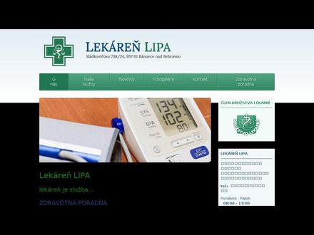 www.lekarenlipa.sk