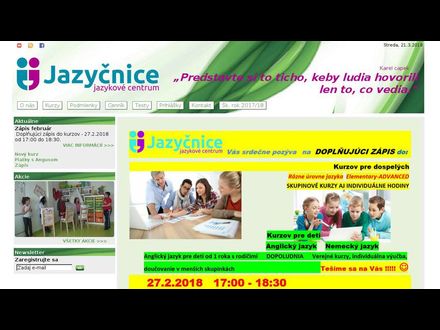 www.jazycnice.sk
