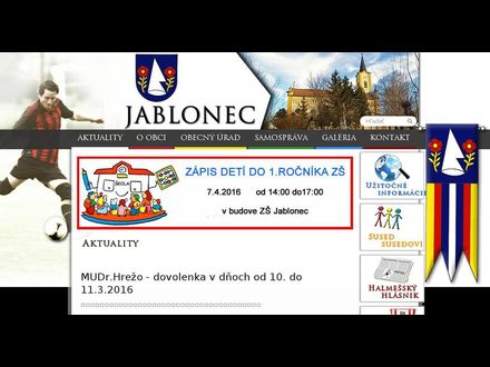 www.jablonec.sk